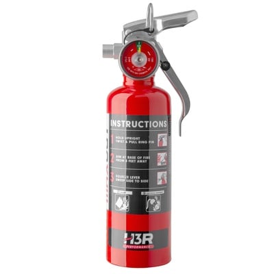 H3R Performance 1 lb. MaxOut Dry Chemical Fire Extinguisher (Red) - MX100R